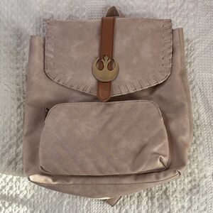 Star Wars Episode 9 Rey Bag Beige Backpack with Front Pocket